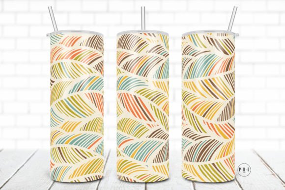 20oz Skinny Tumbler Boho Feather Tumbler Graphics