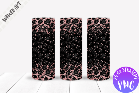 Baby Pink Leopard Skinny Tumbler Wrap: Graphics for Crafts