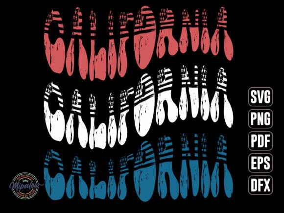 California State Vintage SVG Graphics for Crafts