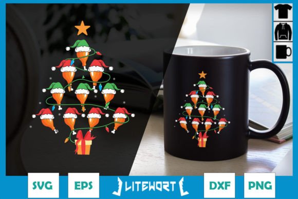 Christmas Tree Roast Chicken SVG: Crafts & Graphics