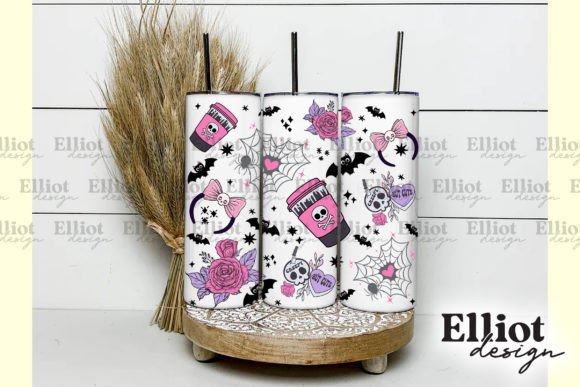 Goth Girl Tumbler Wrap: Graphics & Crafts Asset Review