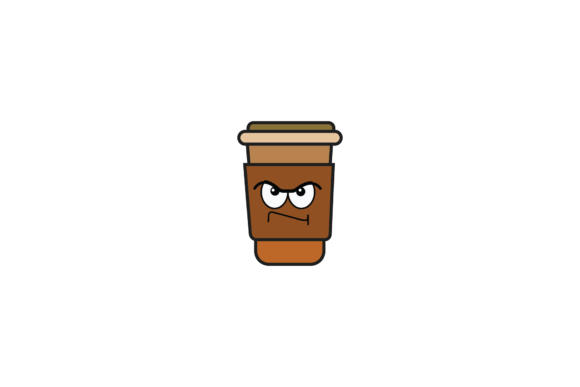 Kawaii Chocolate Cup: Playful Graphics & Illustrations