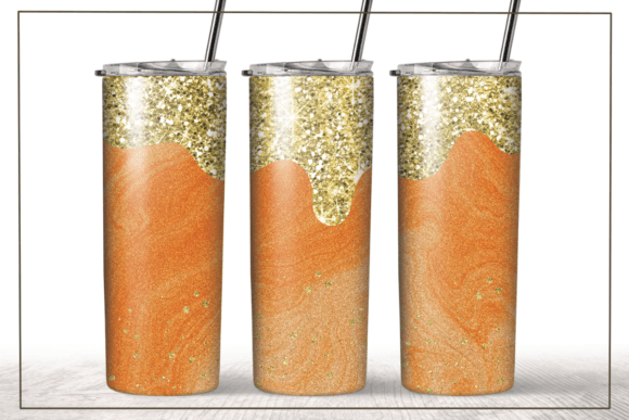 Marble Gold Glitter Tumbler Sublimation: Graphics for Crafts Brands