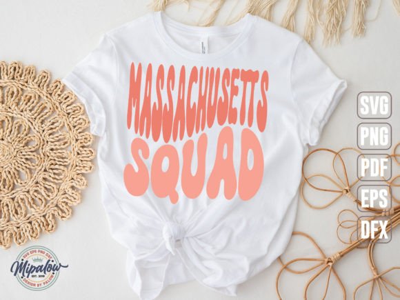 Massachusetts Squad State Vintage SVG Graphics