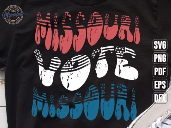 Missouri Vote State Vintage SVG Sublimat