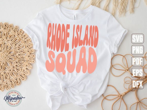 Rhode Island Squad State Vintage SVG: Graphics & Crafts
