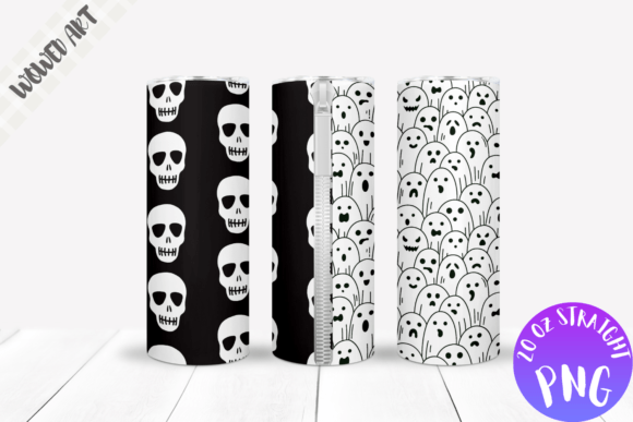 Skull Zip Tumbler Wrap: Graphics for Crafts