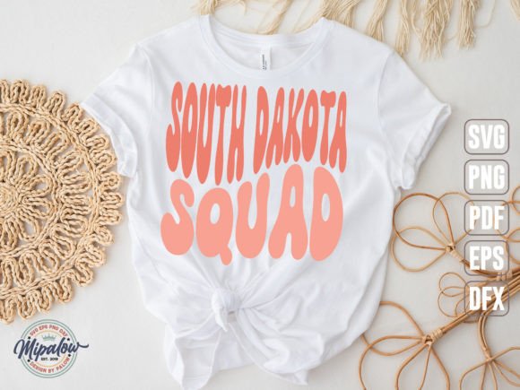 South Dakota Squad State Vintage SVG: Graphics for Local Crafts