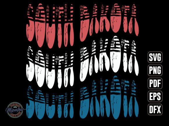 South Dakota State Vintage SVG Graphics for Crafts