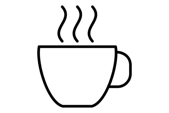 Vector Design Coffee Cup Icon Style: Graphics & Icons for Real Publishing