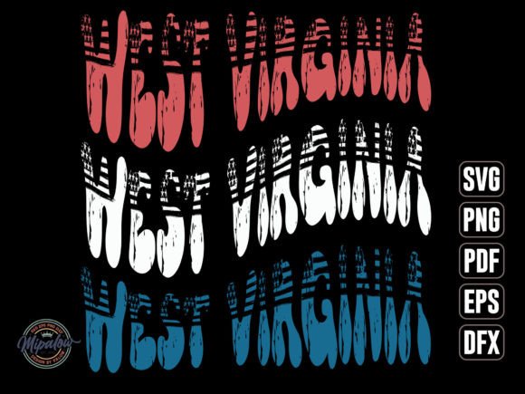 West Virginia State Vintage SVG Graphics for Crafts