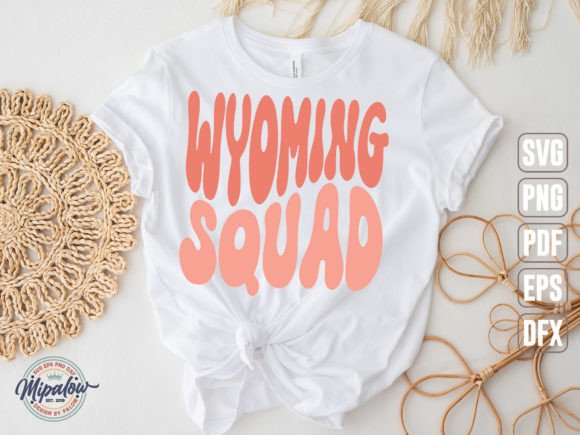 Wyoming Squad State Vintage SVG: Graphics for Crafts